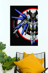 Mobile Suit Gundam SEED Blue Wing Mecha Warrior Edition Wall Poster (Anime Posters)