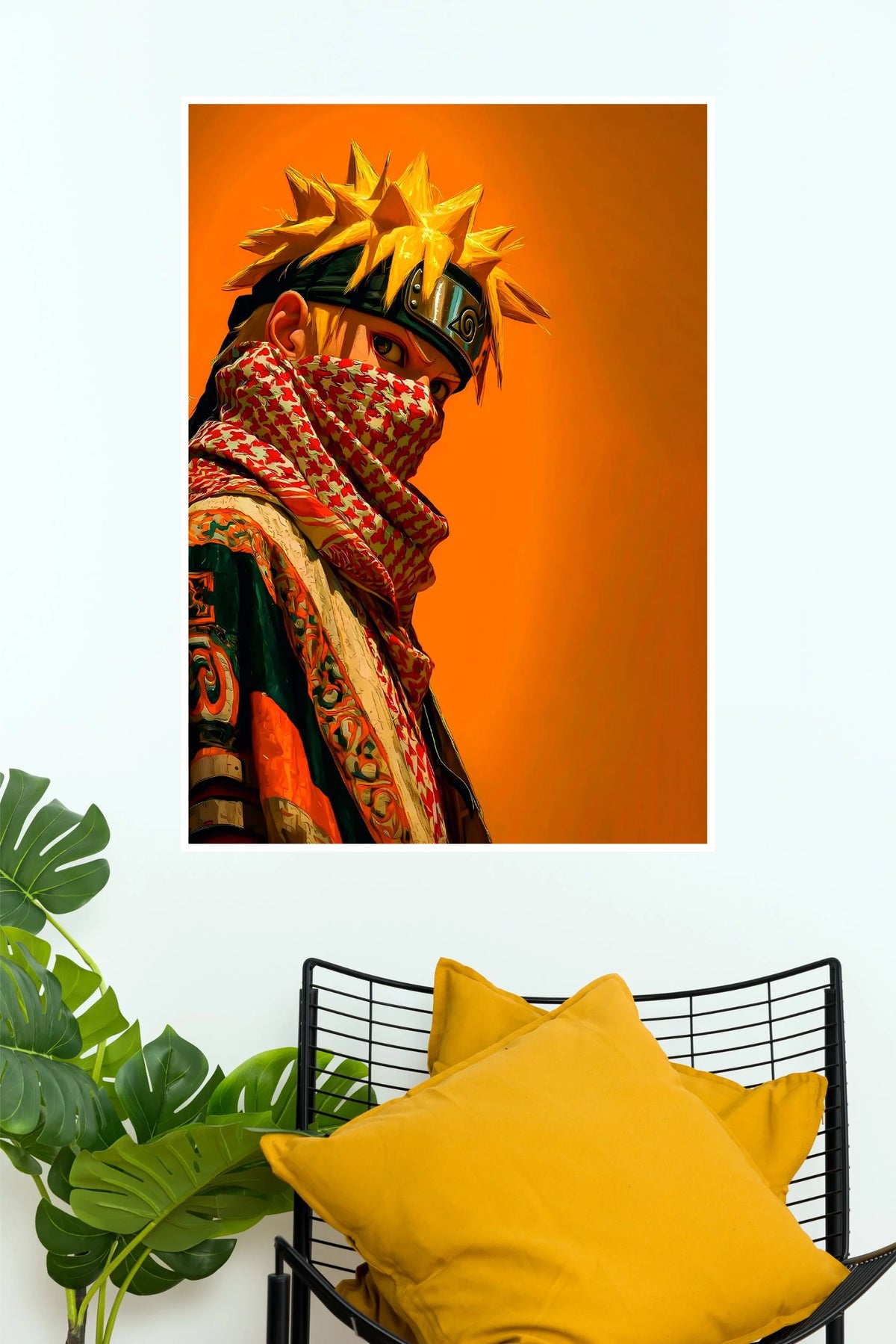 Naruto Uzumaki Desert Ninja Streetwear Edition Wall Poster  (Anime Posters)