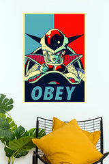 Frieza Obey Dragon Ball Z Villain Wall Poster (Anime Posters)