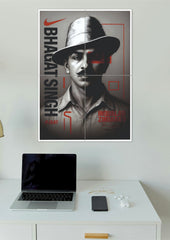 Bhagat Singh Poster | 4 Split Poster