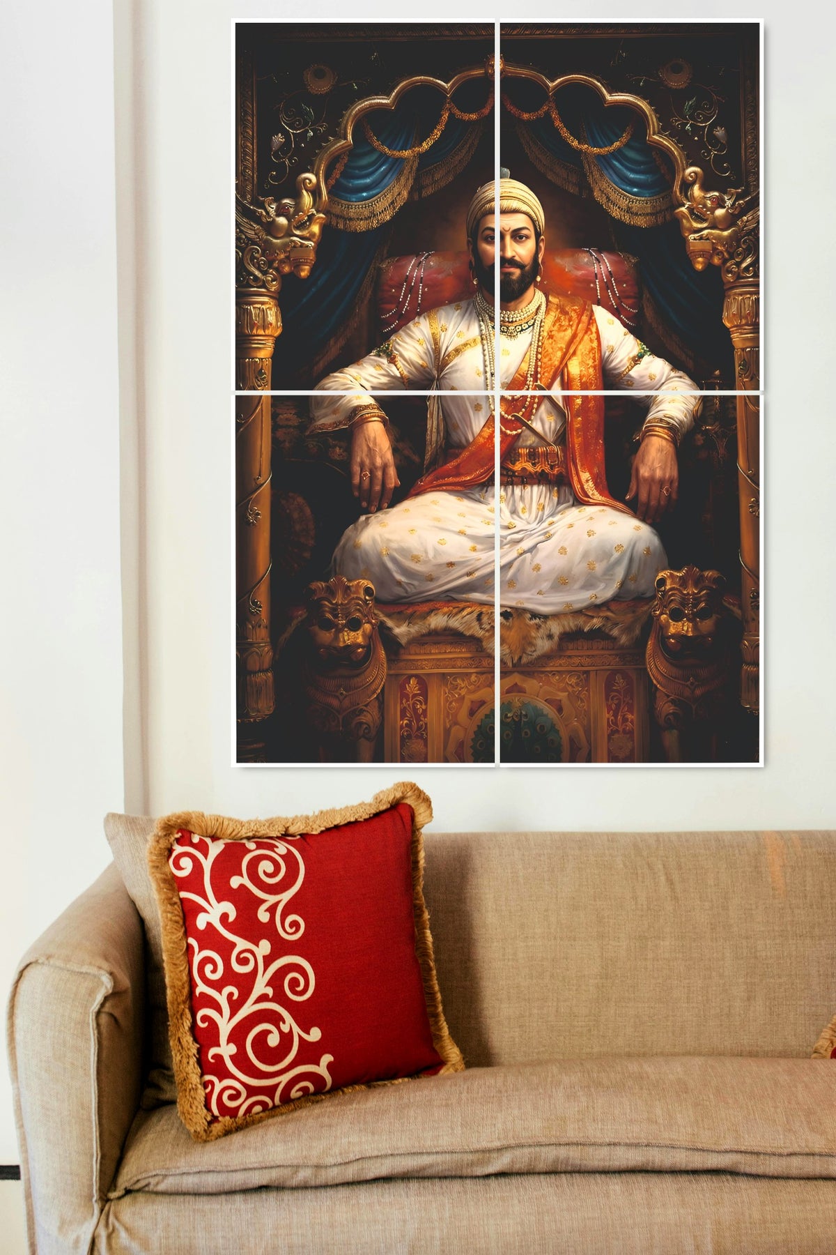 CHHATRAPATI MAHRAJ | 4 Split Poster