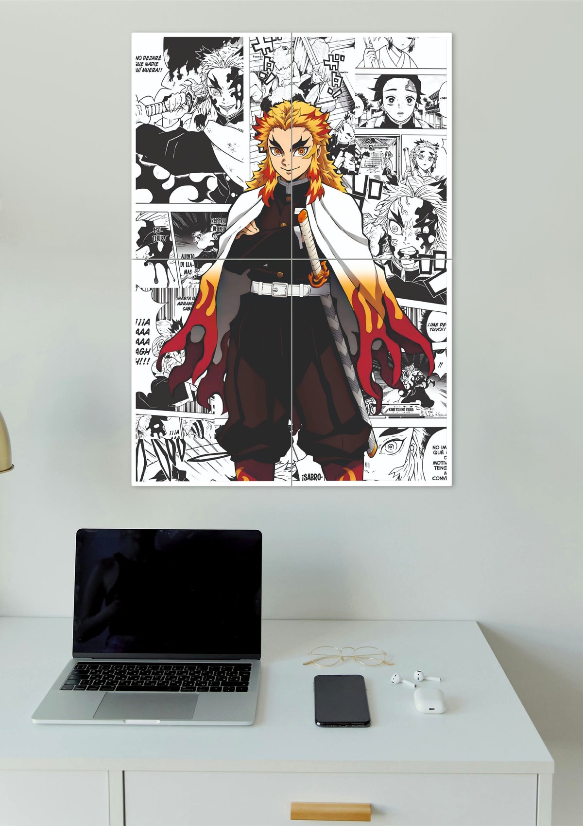 KIMETSU NO YAIBA DEMIN SLAYER | 4 Split Poster