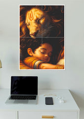 NARASIMHA AND PRAHLAD | 4 Split Poster