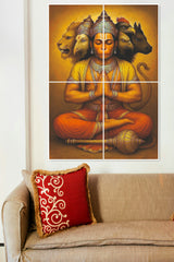 PANCHAMUKHI HANUMAN | 4 Split Poster