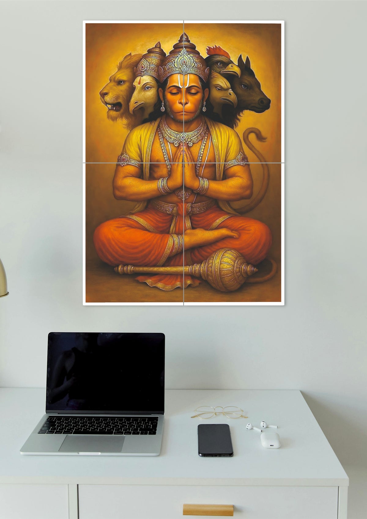 PANCHAMUKHI HANUMAN | 4 Split Poster