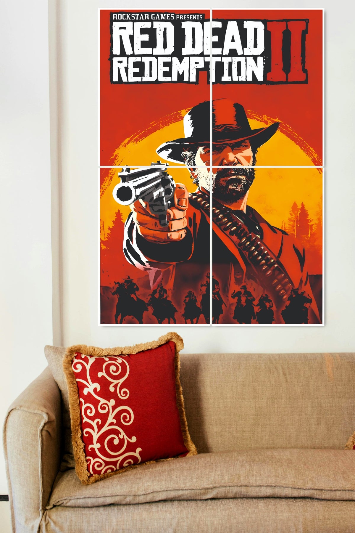 RED DEAD REDEMPTION II | 4 Split Poster