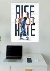 RISE ABOVE THE HATE VIRAT KOHLI | 4 Split Poster