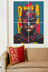 THE BATMAN BRUCE WAYNE | 4 Split Poster