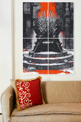 THE IRON THRONE | 4 Split Poster