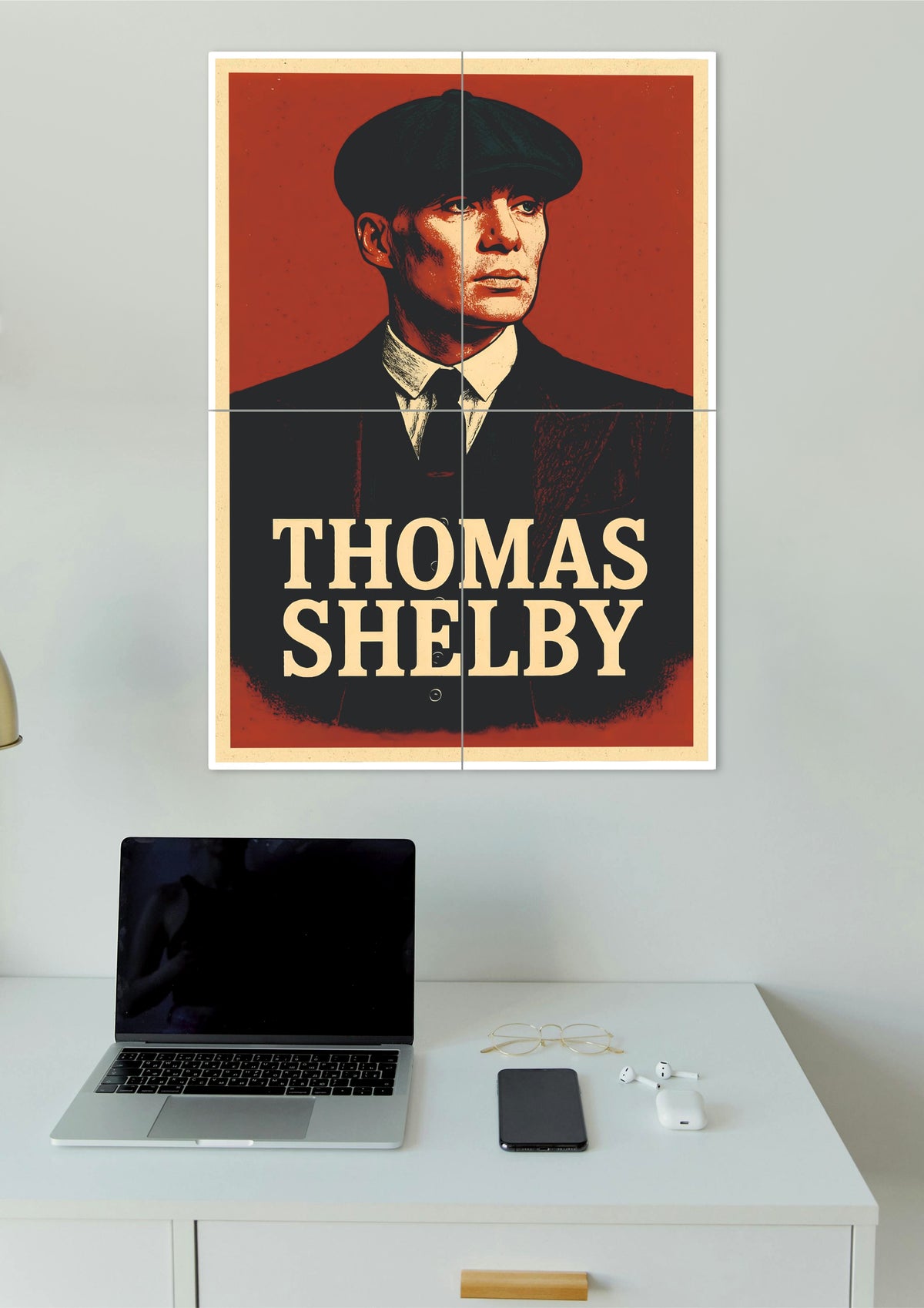 TOMMY SHELBY PEAKY BLIDERS | 4 Split Poster