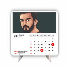 Cricket KING Premium Table Desk Calendar
