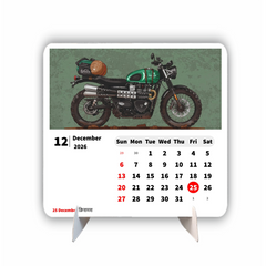 Limitless DREAM BIKE Premium Table Desk Calendar