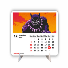 SUPER HERO Premium Table Desk Calendar