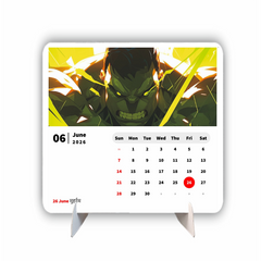 ANIME MAN Premium Table Desk Calendar