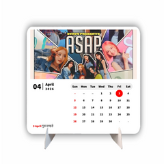 WORLD POP Premium Table Desk Calendar