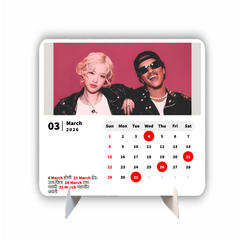 POP Singers Premium Table Desk Calendar