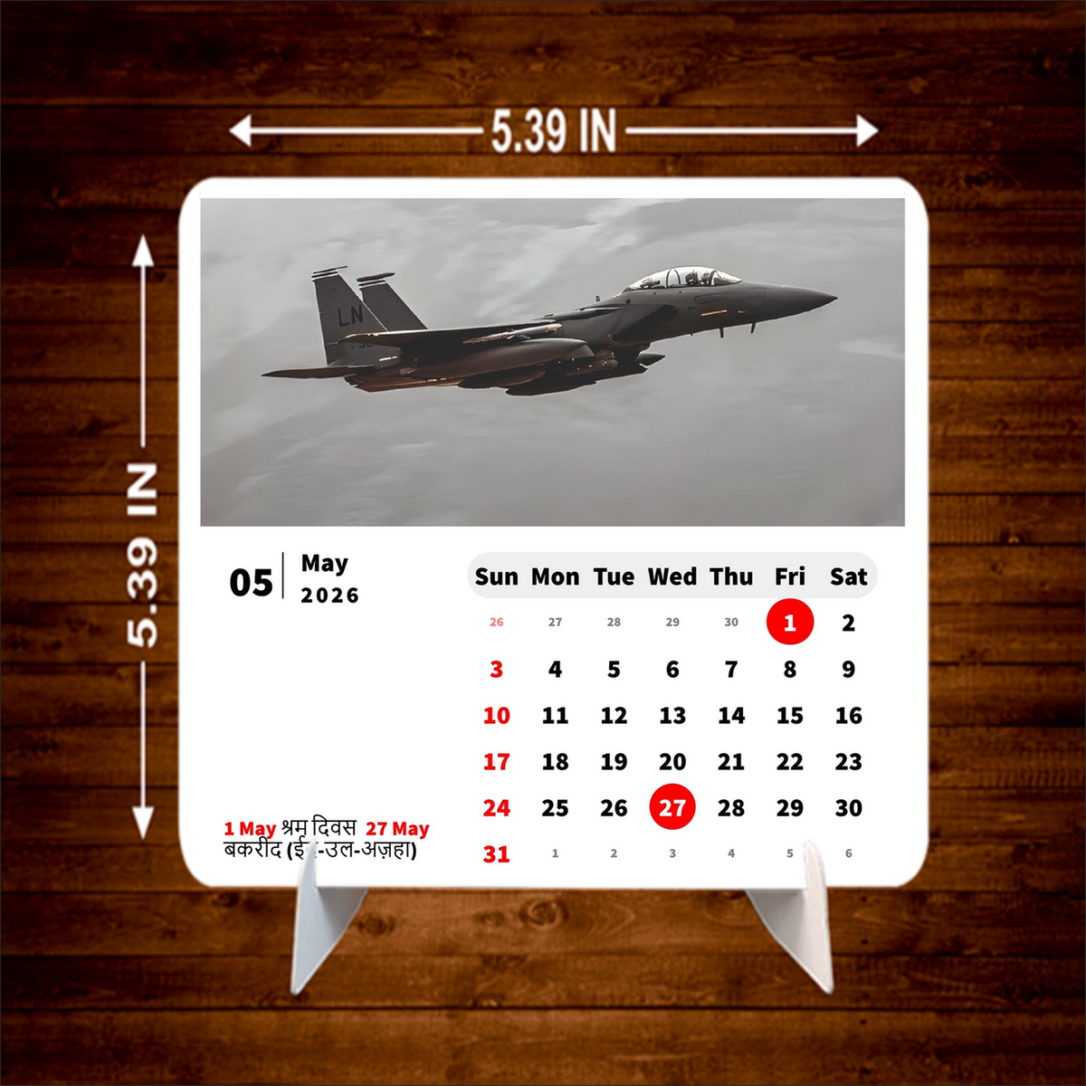 Air FIGHTER PLANE Beast Premium Table Desk Calendar