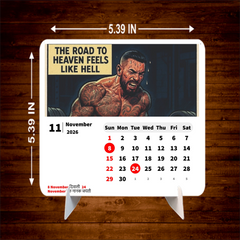 Bodybuilding Premium Table Desk Calendar