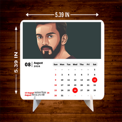 Cricket KING Premium Table Desk Calendar
