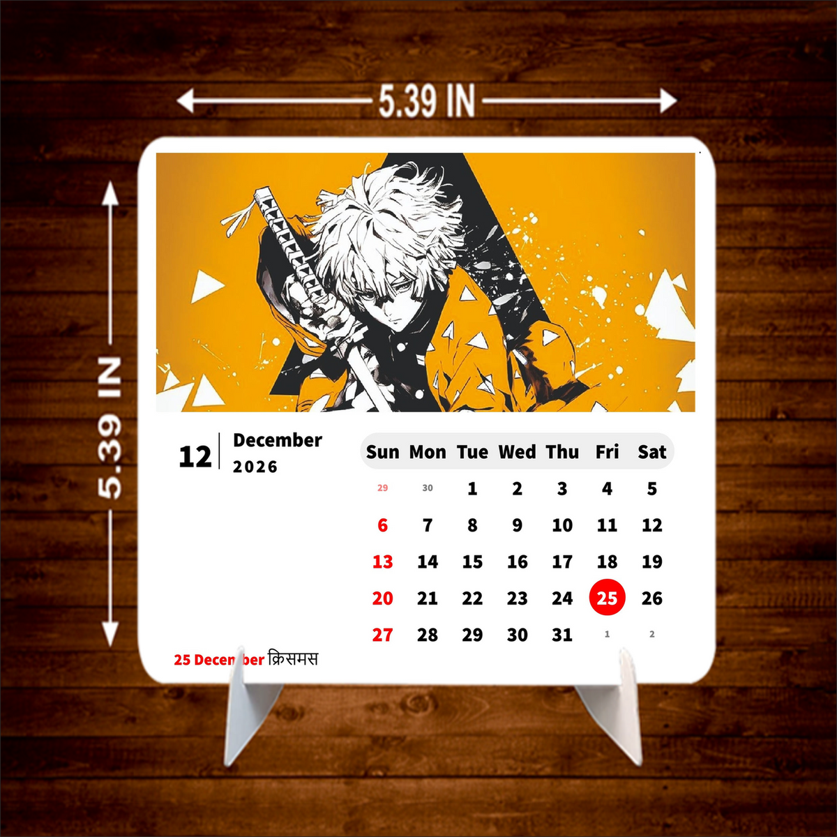 Slayer Premium Table Desk Calendar