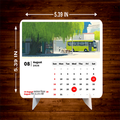 GREEN Valley Premium Table Desk Calendar