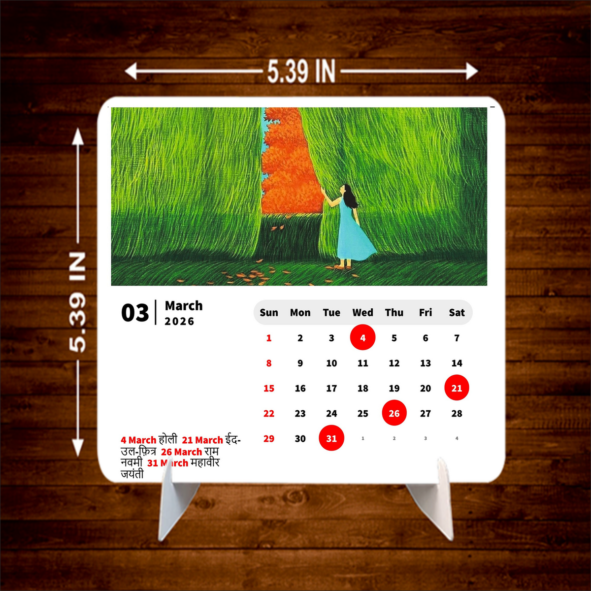Valley Premium Table Desk Calendar