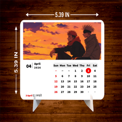 Gojo and Yuji Premium Table Desk Calendar
