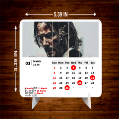 John Wick Premium Table Desk Calendar