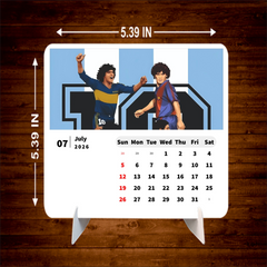 Maradona 10 Golden Boot Hero Premium Table Desk Calendar