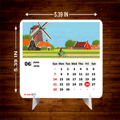 Nature View Premium Table Desk Calendar