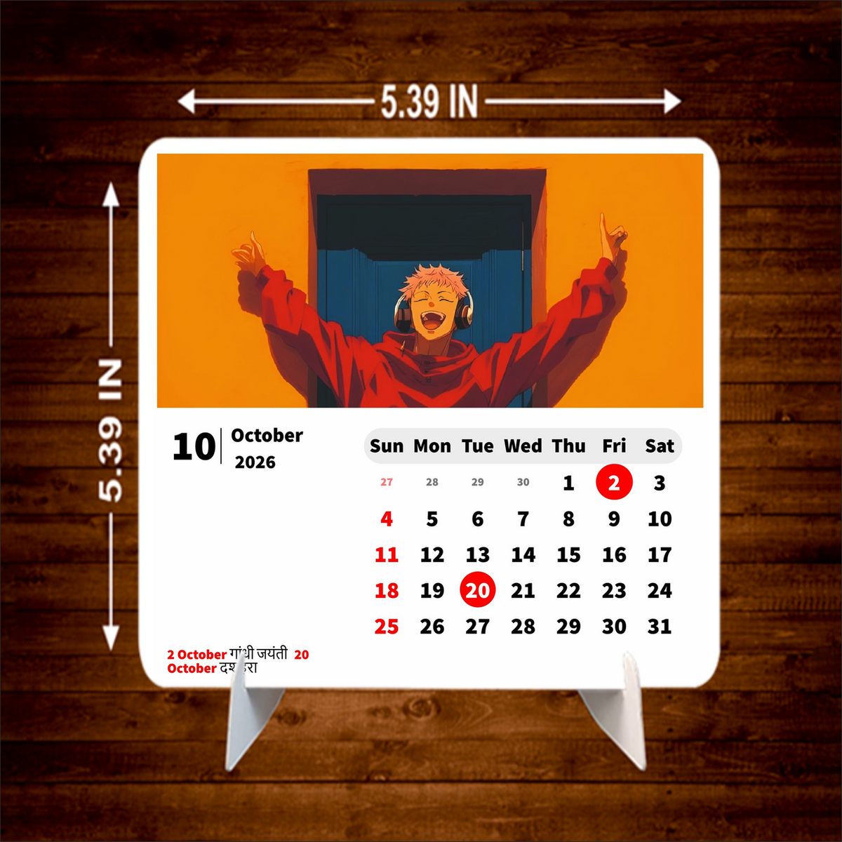 Nightfall Ninja Premium Table Desk Calendar