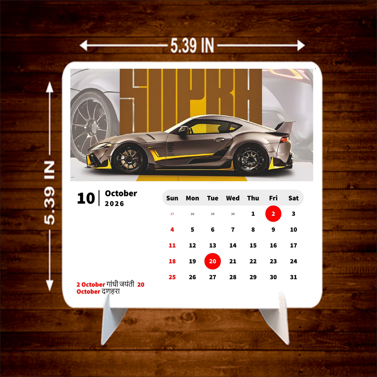 SUPER Collection Premium Table Desk Calendar