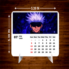 Satoru Gojo Premium Table Desk Calendar