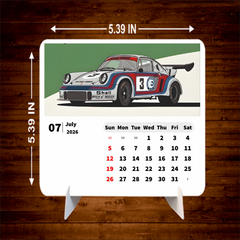 Shelby Mustang Premium Table Desk Calendar