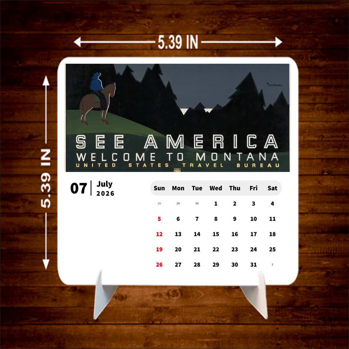 Sky High City Premium Table Desk Calendar