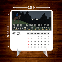 Sky High City Premium Table Desk Calendar