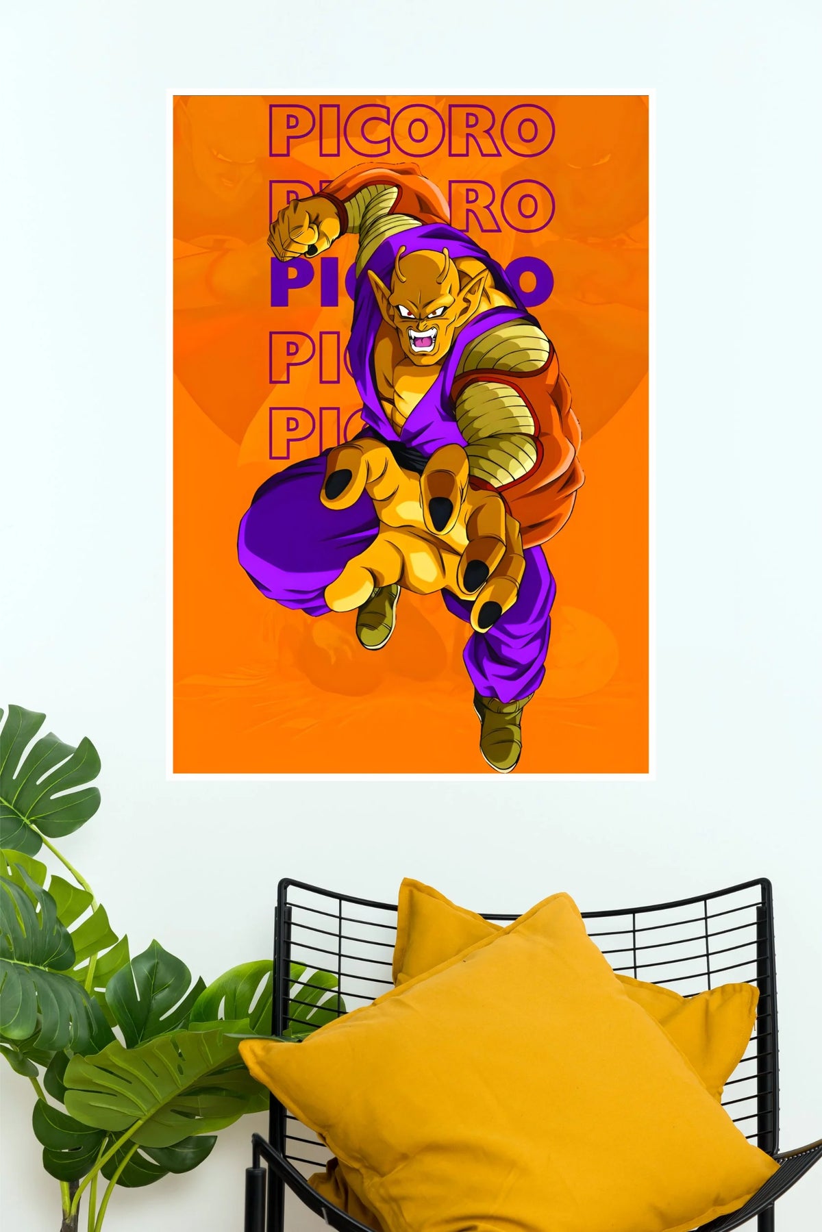 Piccolo Fierce Warrior Attack Wall Poster  (Anime Posters)