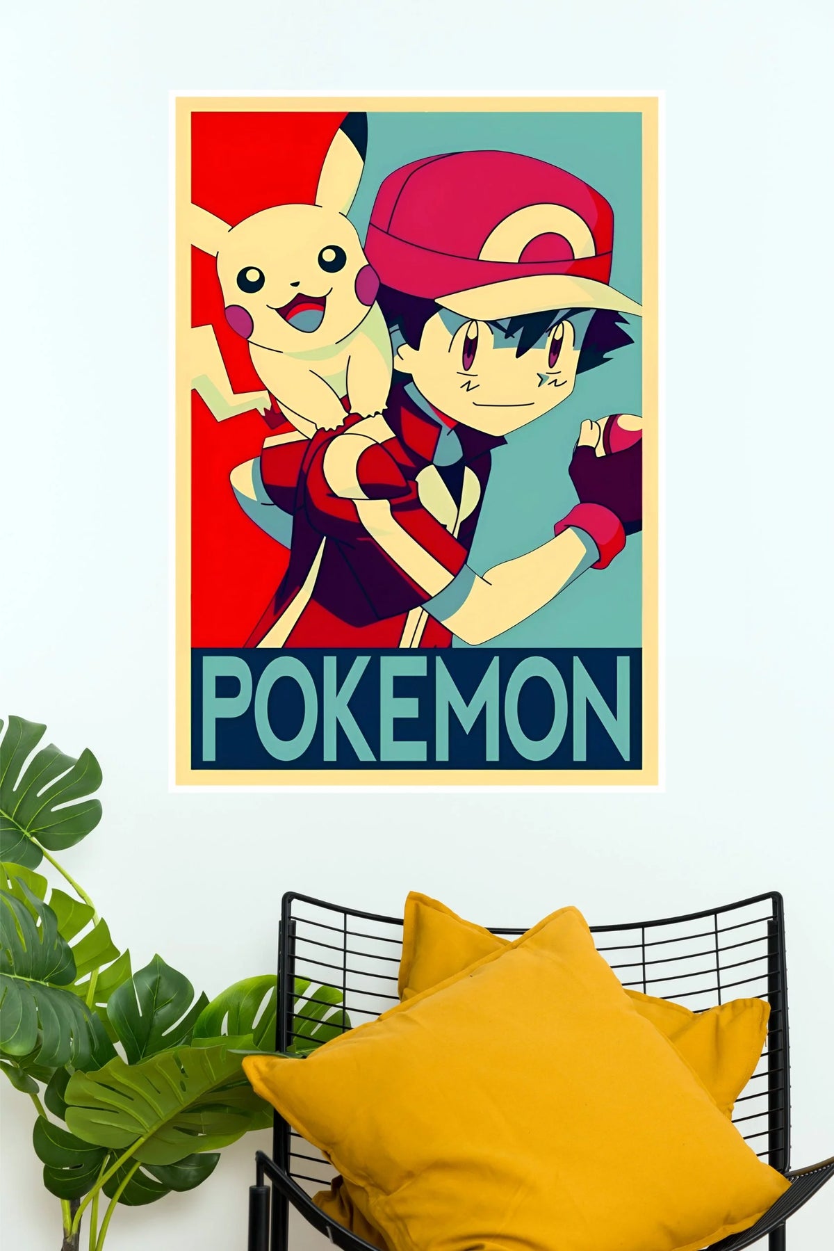 Ash Ketchum and Pikachu Pokémon Adventure Wall Poster  (Anime Posters)