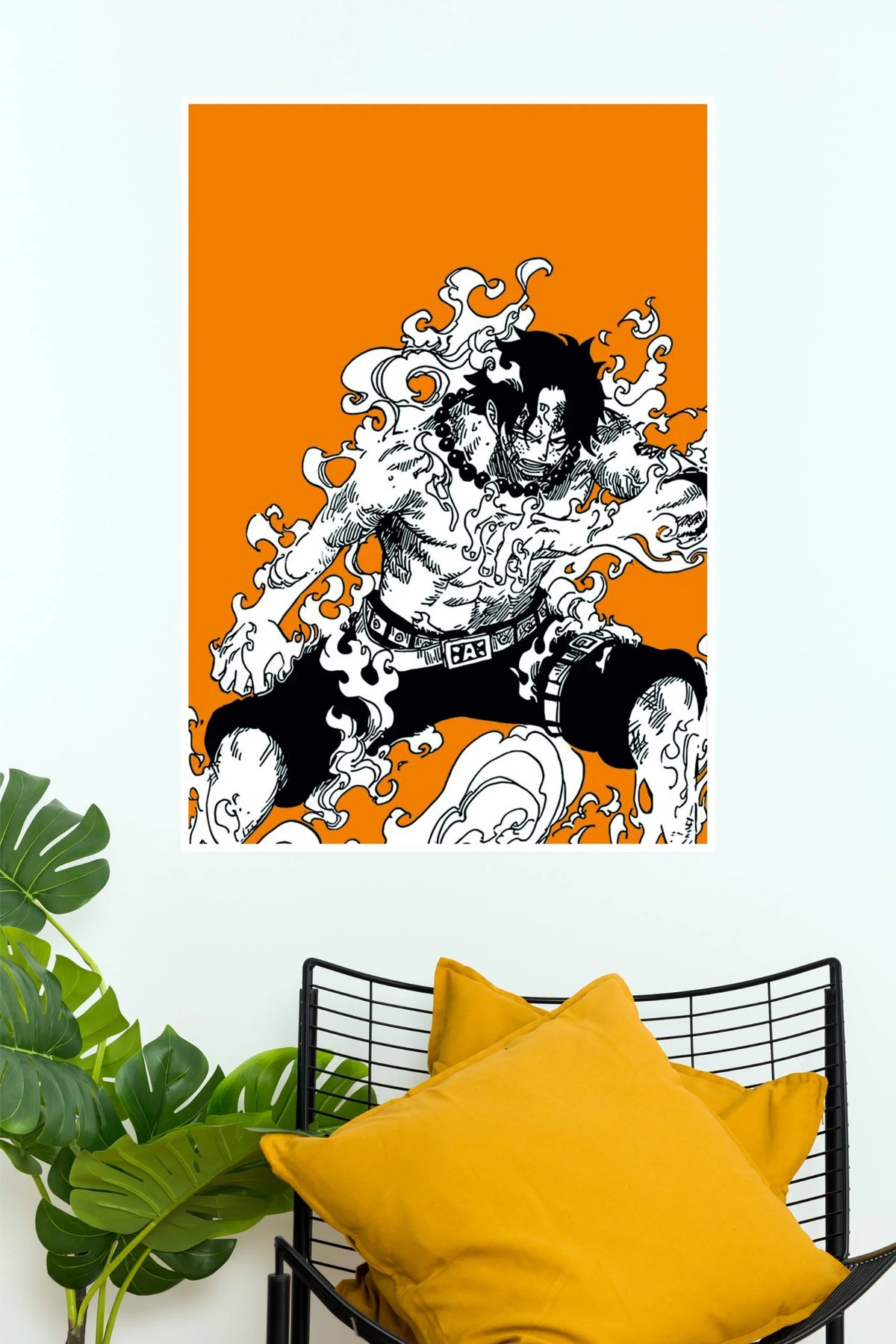 Portgas D. Ace Flame Emperor One Piece Wall Poster (Anime Posters)