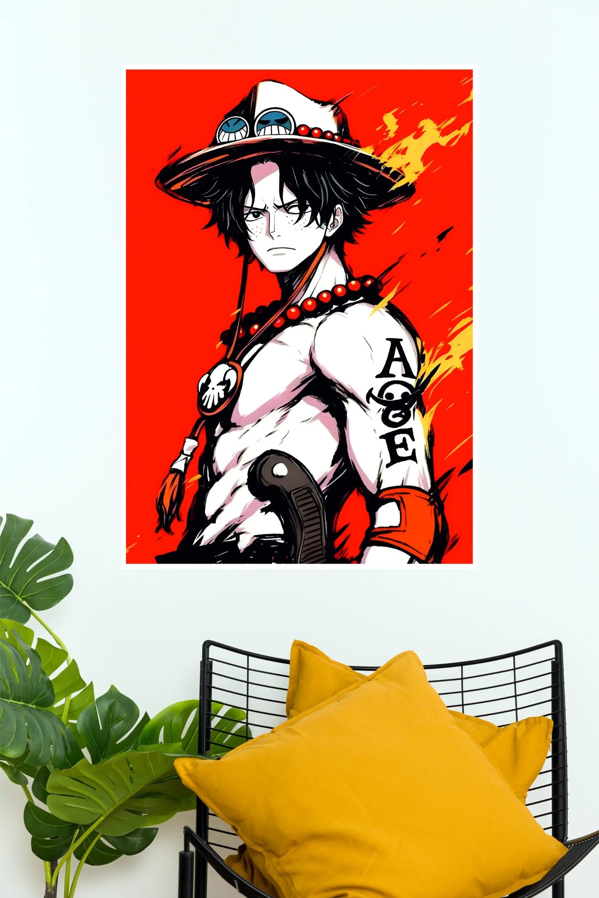 Portgas D. Ace Fire Fist Legacy One Piece Wall Poster  (Anime Posters)