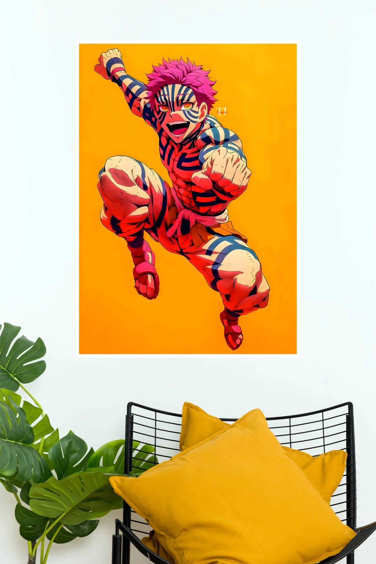 Akaza Demon Slayer Supreme Battle Power Wall Poster (Anime Posters)