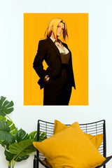 Golden Elegance Anime Queen Wall Poster  (Anime Posters)