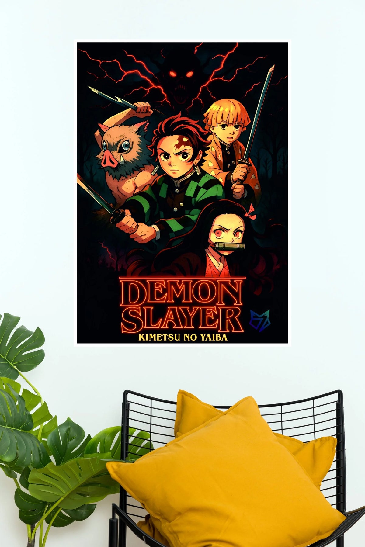 Demon Slayer Rise of the Demon Warriors Wall Poster  (Anime Posters)