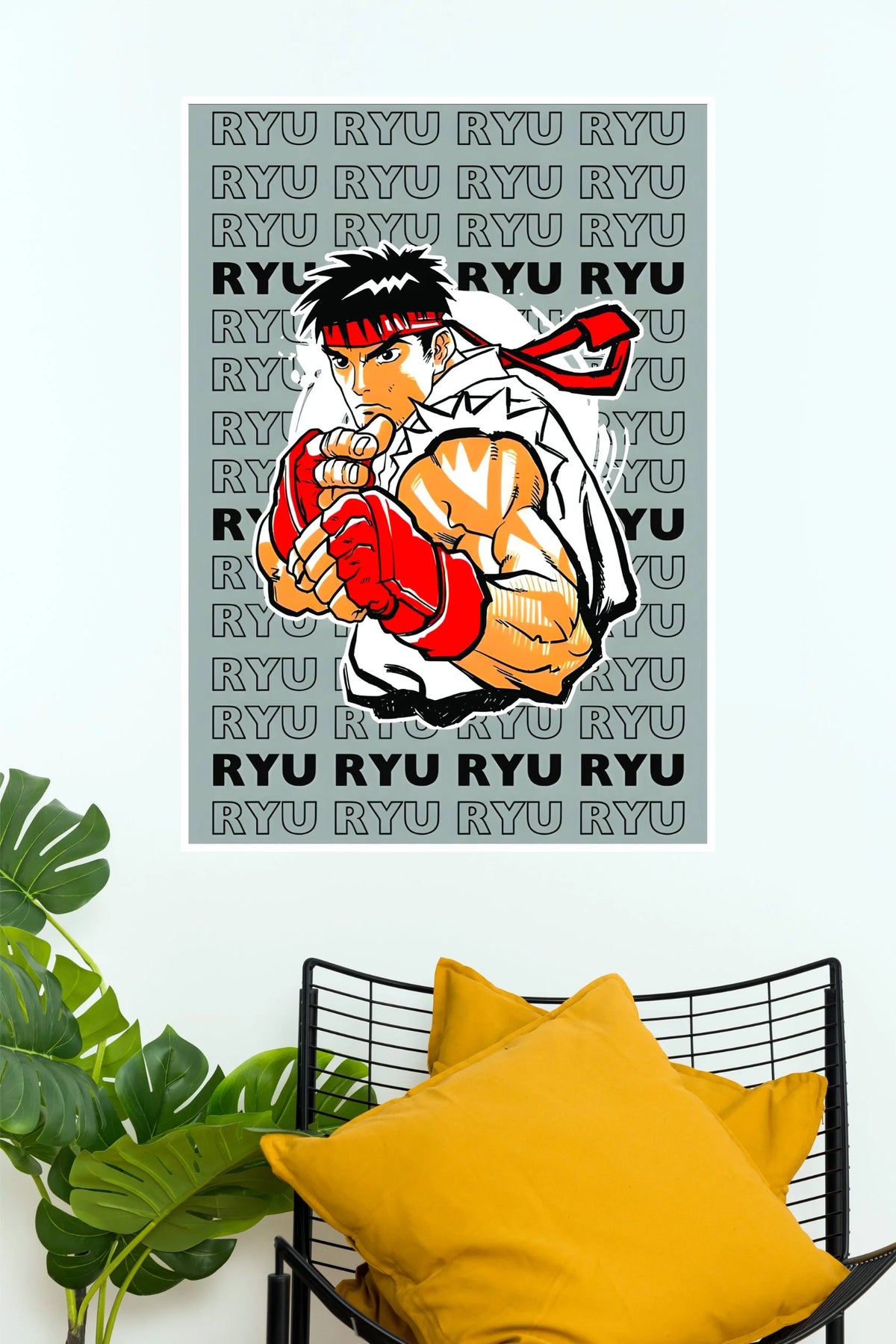Ryu Street Fighter Legendary Warrior Wall Poster (Anime Posters)