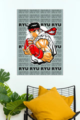 Ryu Street Fighter Legendary Warrior Wall Poster (Anime Posters)