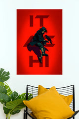 Itachi Uchiha Crimson Shadow Naruto Anime Wall Poster (Anime Posters)