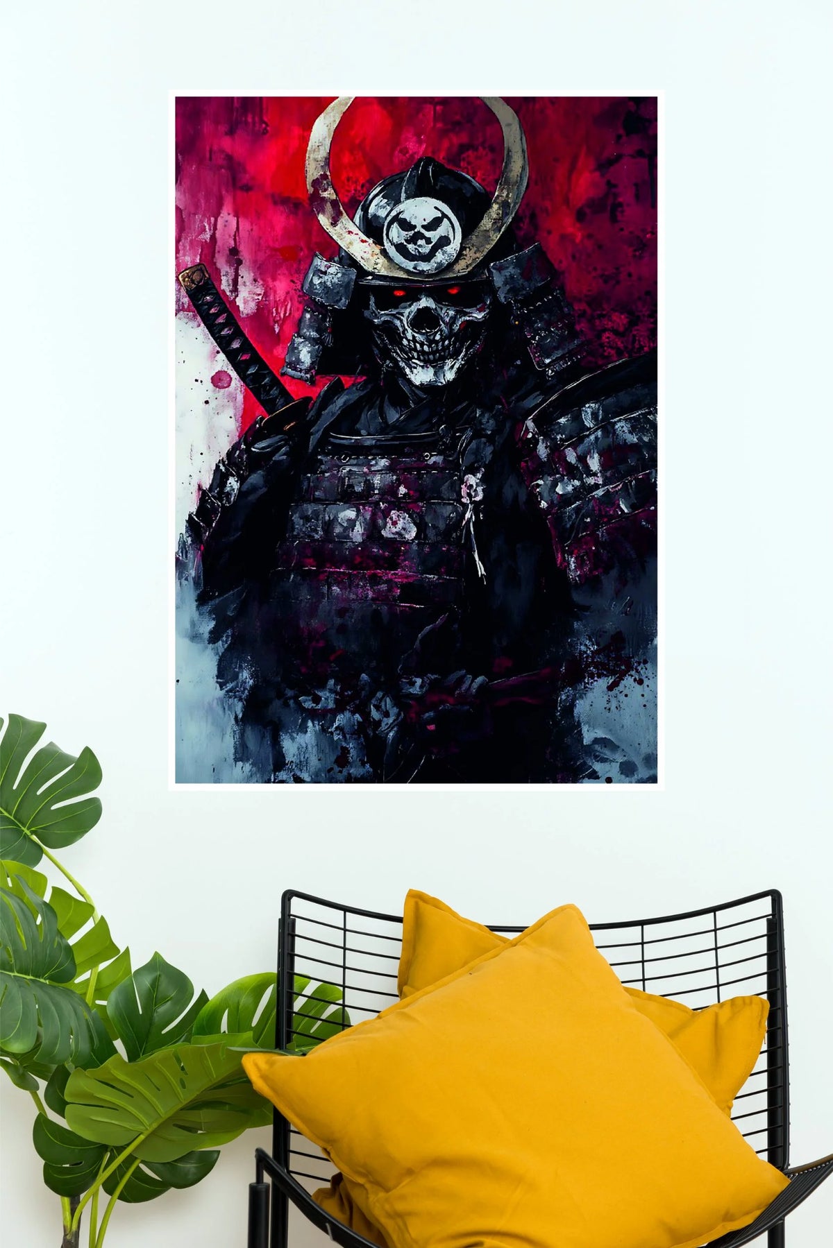 Shadow of Death Samurai Warrior Poster | The Poster Valley