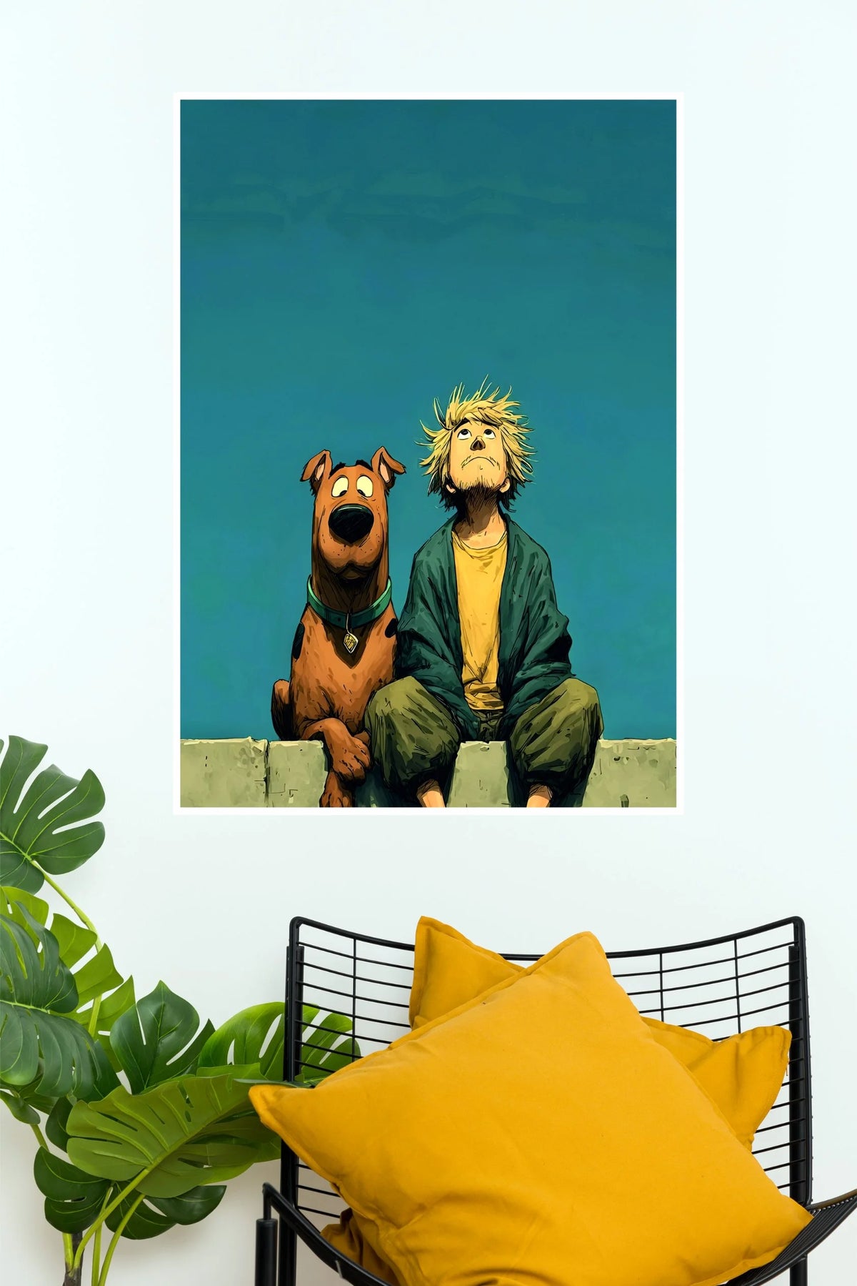 Shaggy Rogers and Scooby Doo Best Friends Wall Poster  (Anime Posters)