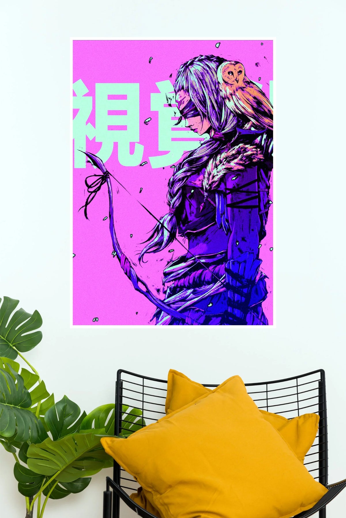 Soukaku Purple Shadow Archer Anime Wall Poster  (Anime Posters)