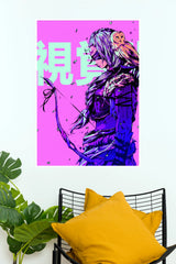 Soukaku Purple Shadow Archer Anime Wall Poster  (Anime Posters)